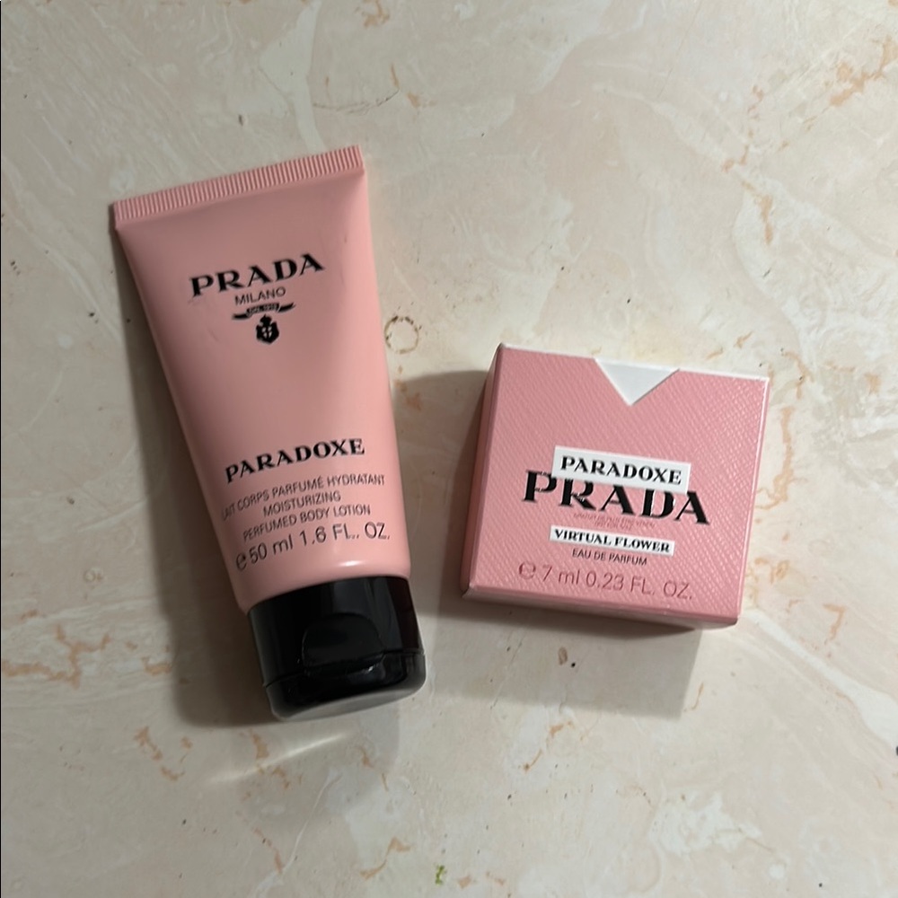 Prada Paradoxe Pink Hydrating Body Lotion and Perfume